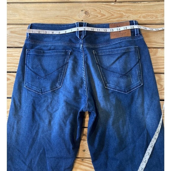 US Polo Assn Straight Leg Jean’s Size 34x33 Men’s Blue - Picture 8 of 9